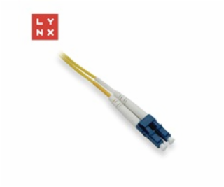 LYNX duplexní patch kabel SM, OS2, LC/LC, 9/125µm, 1m