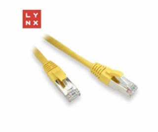 LYNX FTP patch kabel Cat5e PVC, CCA, 20m, žlutý