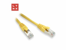 LYNX FTP patch kabel Cat5e PVC, CCA, 20m, žlutý