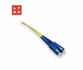 LYNX duplexní patch kabel SM, OS2, SC/SC, 9/125µm, 2m
