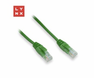 LYNX UTP patch kabel Cat5e, PVC, CCA, 20m, zelený