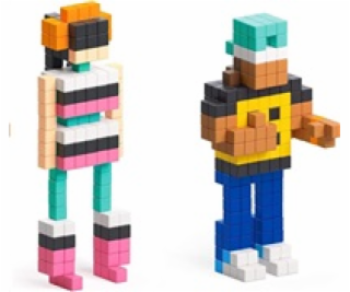 PIXIO-800 magnetická stavebnice