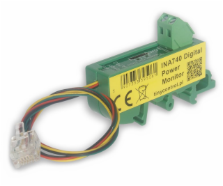 TINYCONTROL INA740 digitální elektroměr na DIN lištu pro ...