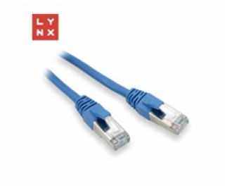 LYNX FTP patch kabel Cat5e PVC, CCA, 5m, modrý