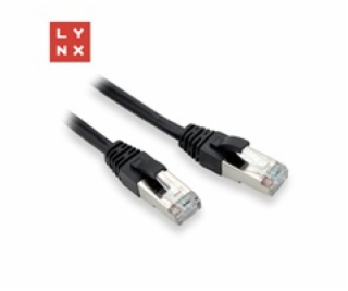 LYNX FTP patch kabel Cat5e PVC, CCA, 20m, černý