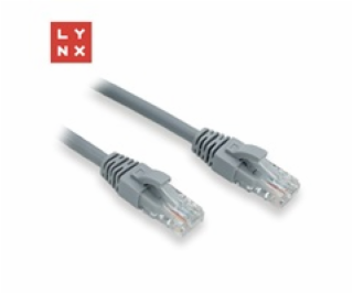 LYNX UTP patch kabel Cat6, PVC, 20m, šedý