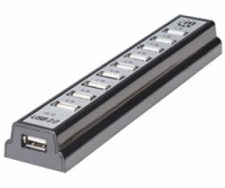 MANHATTAN Hi-Speed USB 2.0 Desktop Hub, 10 portů