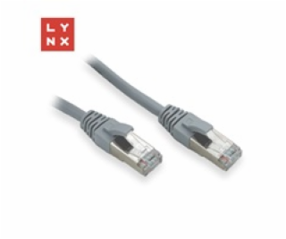 LYNX FTP patch kabel Cat5e PVC, CCA, 15m, šedý