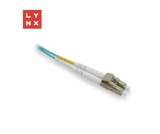 LYNX duplexní patch kabel MM, OM3, LC/LC, 50/125µm, 15m