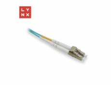 LYNX duplexní patch kabel MM, OM3, LC/LC, 50/125µm, 1m