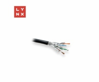 LYNX SFTP kabel, Cat6a, PE, celoměděný, venkovní, černý, ...