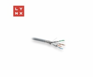 LYNX SFTP kabel, Cat6a, LSZH, celoměděný, vnitřní, šedý, ...