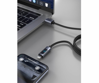 Swissten LCD kabel USB-A / lightning 1m