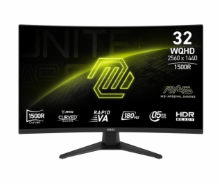 MSI MAG/321CQF E18/31,5 /VA/QHD/180Hz/0,5ms/Černá/3R