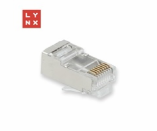 LYNX konektor STP Cat6, 50µ, 100ks