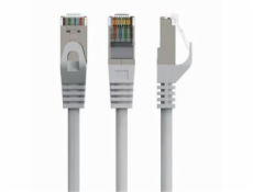 Gembird patch kábel S/FTP Cat. 6A LSZH, 60 m, šedý
