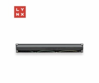 LYNX 19  patch panel  24-port, FTP Cat5e, 50µ, stíněný, č...