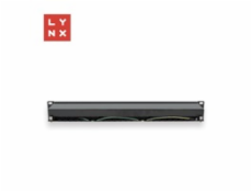 LYNX 19  patch panel  24-port, FTP Cat5e, 50µ, stíněný, černý