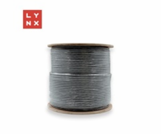 LYNX FTP kabel, Cat6, PVC (Eca), celoměděný, vnitřní, šed...