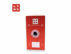 LYNX FTP kabel Cat5e, PVC, 0,5mm, celoměděný, vnitřní, šedý, box 305m