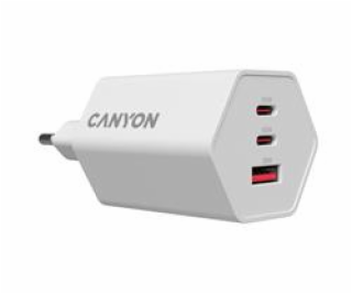 CANYON charger HEXAGON 65 GaN 65W 2xPD 1xQC EU White