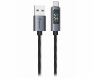 Swissten LCD kabel USB-A / USB-C 1,5m