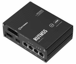 Teltonika RUTM55 průmyslový router, dual SIM + eSIM, 5G, ...