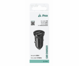 Autoadaptér USB iPEAX CL-01 Black