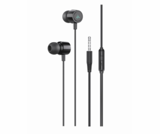 Sluchátka iPEAX 3,5mm Jack Black