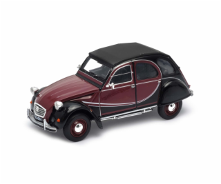 Welly Citroen 2CV 6 Charleston 1:24 černá burgund
