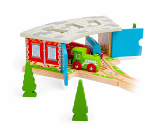 Bigjigs Rail Trojité depo s vraty