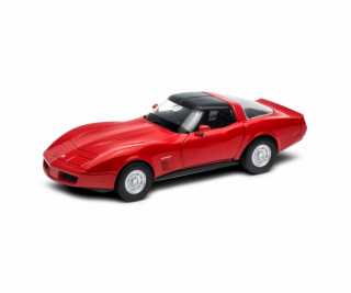 Welly Chevrolet Corvette Coupe (1982) 1:34 červený