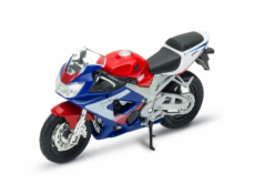 Welly Motocykl Honda CBR900RR Fireblade 1:18 modročervená