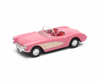Welly Chevrolet Corvette (1957) 1:34 kabriolet růžový