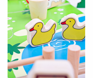 Bigjigs Toys Velká dřevěná farma