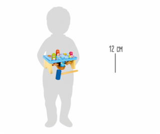 small foot Dřevěná hra zatloukej ptáka