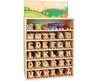 small foot Vláček vláčkodráhy abeceda 1 ks