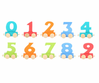 small foot Vláčkodráha vláček barevné číslice 1 ks číslice