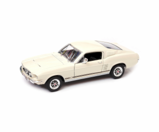 Welly Ford Mustang GT (1967) 1:24 krémový
