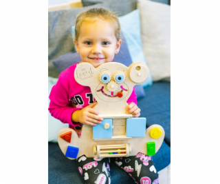 Beloved Boards Vzdělávací medvídek BUSY BOARD - MINI