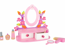 small foot Dřevěný kosmetický stoleček růžový