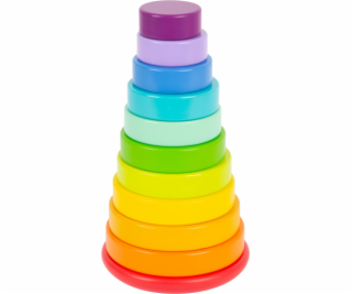 small foot Motorická nasazovací věž Duha