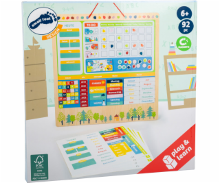 small foot Edukativní týdenní plánovač magnetický