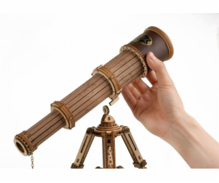 RoboTime 3D dřevěné mechanické puzzle Pirátský dalekohled