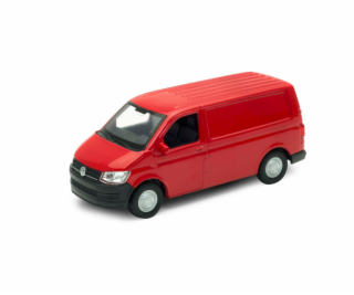 Welly Volkswagen Transporter T6 VAN 1:34 červená