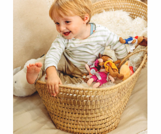 Doudou Jolijou Panenka Mia 16 cm fuchsia