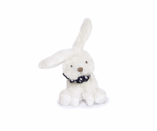 Doudou Plyšový králíček s šátkem 12 cm tmavě modrá s hvěz...