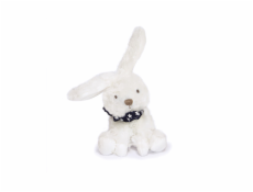 Doudou Plyšový králíček s šátkem 12 cm tmavě modrá s hvězdičkami