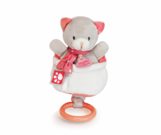 Doudou Plyšová hudební hračka 20 cm kočka
