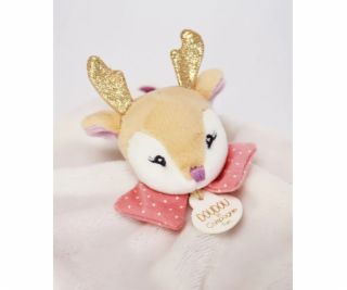 Doudou Plyšová mini hračka muchláček 20 cm srnka